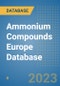 Ammonium Compounds Europe Database - Product Image
