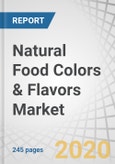 Natural Food Colors & Flavors Market by Color Type (Caramel, Carotenoids, Anthocyanins, Curcumin, Annatto, and Copper Chlorophyllin), Flavor Type (Natural Extracts, Aroma Chemicals, & Essential Oils), Application & Region - Global Forecast to 2025- Product Image