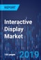 Interactive Display Market Research Report: By Product, Technology, End User, Geographical Outlook - Industry Opportunity and Growth Forecast to 2024 - Product Thumbnail Image