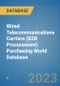 Wired Telecommunications Carriers (B2B Procurement) Purchasing World Database - Product Image