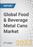 Global Food & Beverage Metal Cans Market by Material (Aluminum and Steel), Type (2-Piece and 3-Piece), Degree of Internal Pressure (Pressurized Cans and Vacuum Cans), Application (Food and Beverages), and Region - Forecast to 2028- Product Image