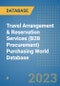 Travel Arrangement & Reservation Services (B2B Procurement) Purchasing World Database - Product Image