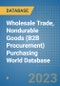 Wholesale Trade, Nondurable Goods (B2B Procurement) Purchasing World Database - Product Image
