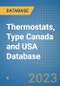 Thermostats, Type Canada and USA Database - Product Image