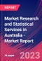 Market Research and Statistical Services in Australia - Industry Market Research Report - Product Thumbnail Image