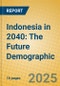 Indonesia in 2040: The Future Demographic - Product Thumbnail Image