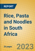Rice, Pasta and Noodles in South Africa- Product Image