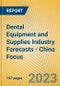 Dental Equipment and Supplies Industry Forecasts - China Focus - Product Image