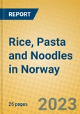 Rice, Pasta and Noodles in Norway- Product Image
