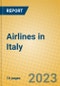 Airlines in Italy - Product Image