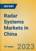 Radar Systems Markets in China- Product Image