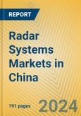 Radar Systems Markets in China- Product Image