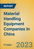 Material Handling Equipment Companies in China- Product Image