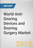 World Anti-Snoring Devices and Snoring Surgery Market - Opportunities and Forecasts, 2017 - 2023- Product Image
