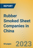 Rubber Smoked Sheet Companies in China- Product Image