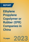 Ethylene Propylene Copolymer or Rubber (EPR) Companies in China- Product Image