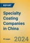 Specialty Coating Companies in China - Product Image