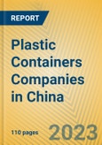 Plastic Containers Companies in China- Product Image
