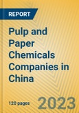 Pulp and Paper Chemicals Companies in China- Product Image