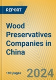 Wood Preservatives Companies in China- Product Image