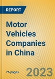 Motor Vehicles Companies in China- Product Image