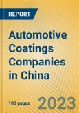 Automotive Coatings Companies in China- Product Image