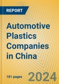 Automotive Plastics Companies in China- Product Image