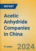 Acetic Anhydride Companies in China- Product Image