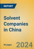 Solvent Companies in China- Product Image