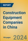 Construction Equipment Companies in China- Product Image