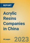Acrylic Resins Companies in China- Product Image