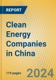 Clean Energy Companies in China- Product Image