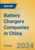 Battery Chargers Companies in China- Product Image