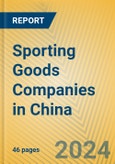 Sporting Goods Companies in China- Product Image