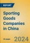 Sporting Goods Companies in China - Product Thumbnail Image