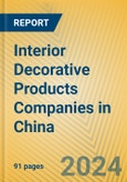 Interior Decorative Products Companies in China- Product Image