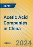 Acetic Acid Companies in China- Product Image
