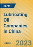 Lubricating Oil Companies in China- Product Image