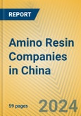 Amino Resin Companies in China- Product Image