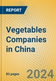 Vegetables Companies in China- Product Image