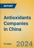 Antioxidants Companies in China- Product Image
