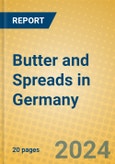 Butter and Spreads in Germany- Product Image