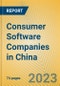 Consumer Software Companies in China - Product Thumbnail Image