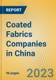 Coated Fabrics Companies in China- Product Image