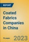 Coated Fabrics Companies in China - Product Thumbnail Image
