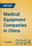 Medical Equipment Companies in China- Product Image