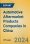 Automotive Aftermarket Products Companies in China - Product Thumbnail Image