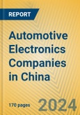 Automotive Electronics Companies in China- Product Image