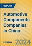 Automotive Components Companies in China- Product Image