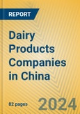 Dairy Products Companies in China- Product Image